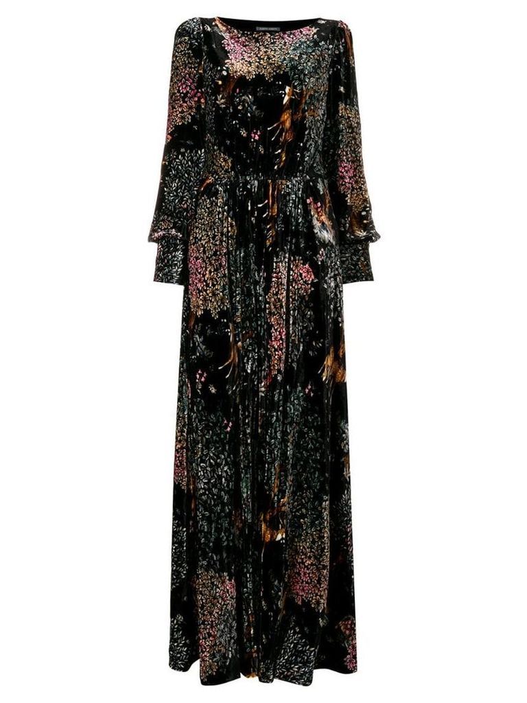 Alberta Ferretti long length dress - Black