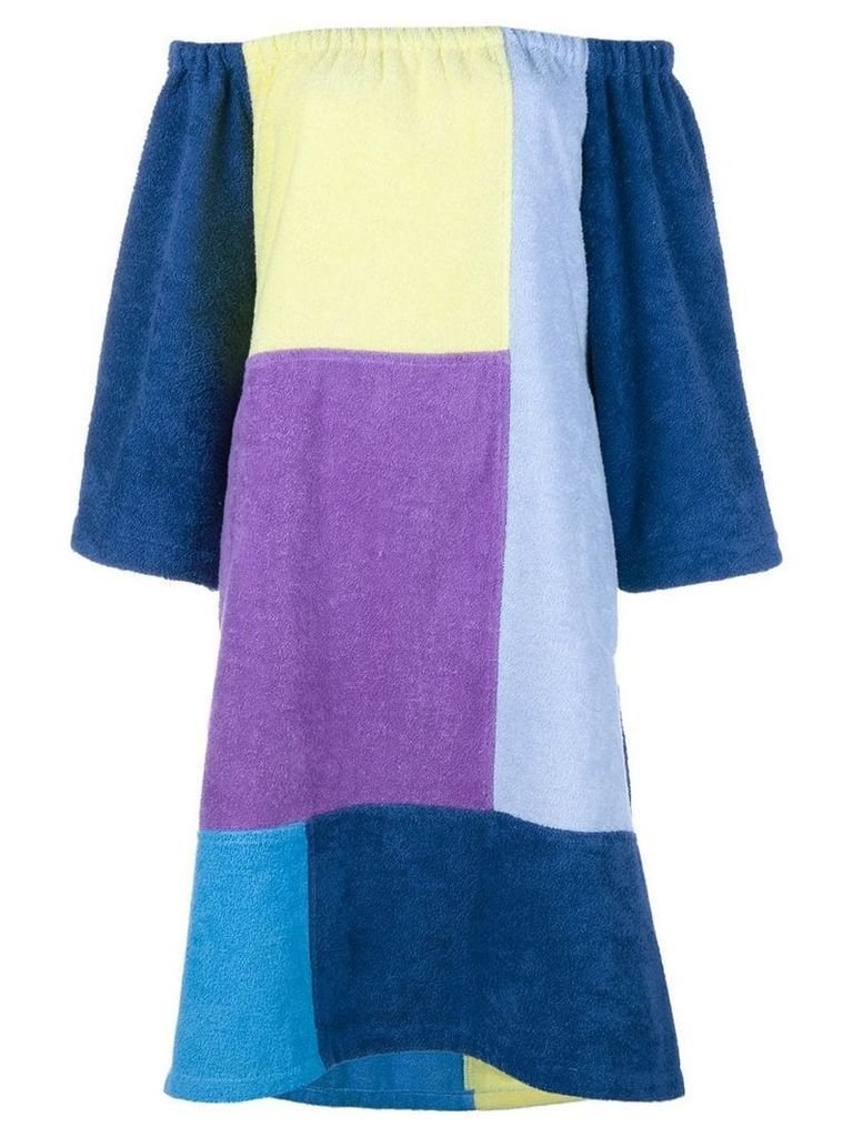 Lisa Marie Fernandez patchwork dress - Multicolour
