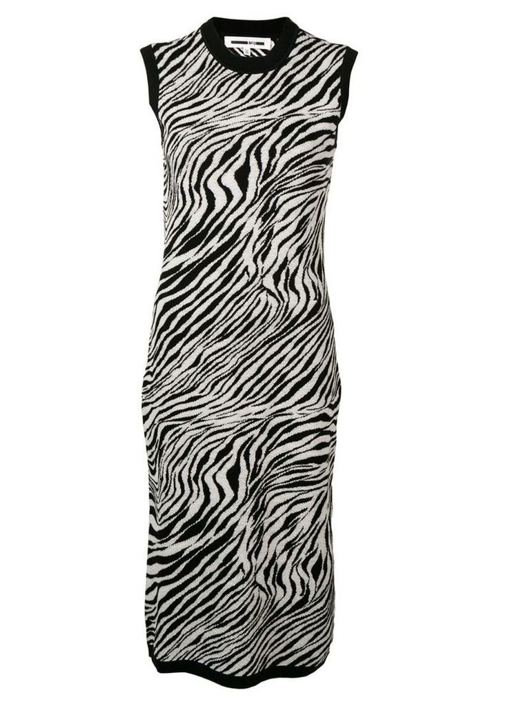 McQ Alexander McQueen zebra tube dress - Black