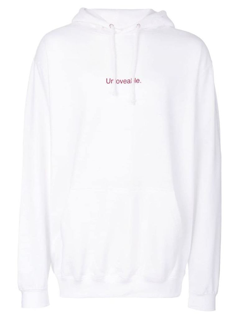 F.A.M.T. Unloveable hoodie - White
