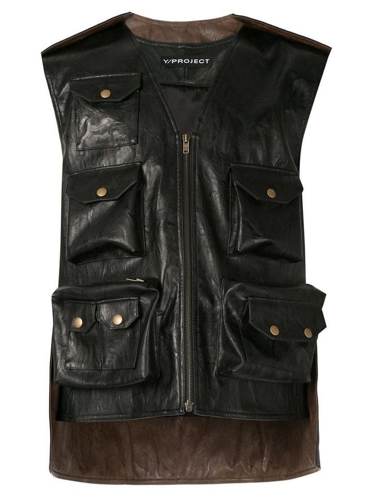 Y/Project hunting vest - Black