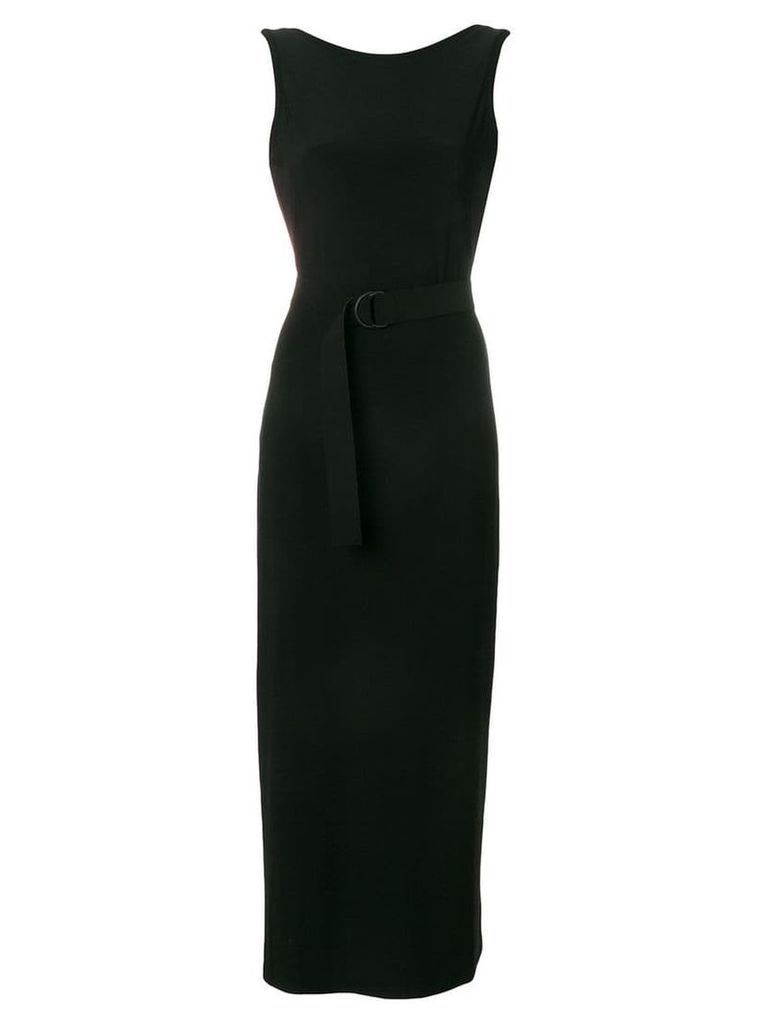 Norma Kamali sleeveless scoop back maxi dress - Black