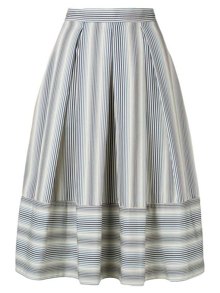 Société Anonyme striped A-line skirt - Blue