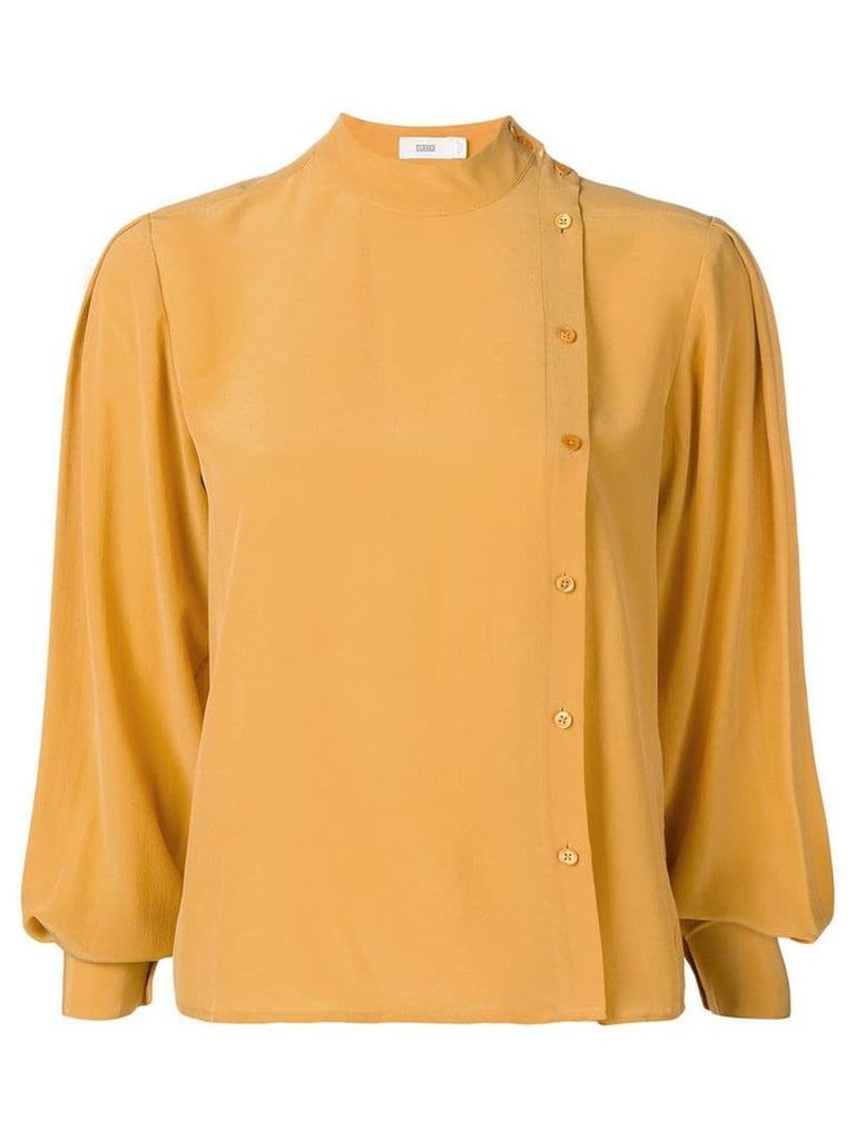 Closed high neck blouse - Yellow 445