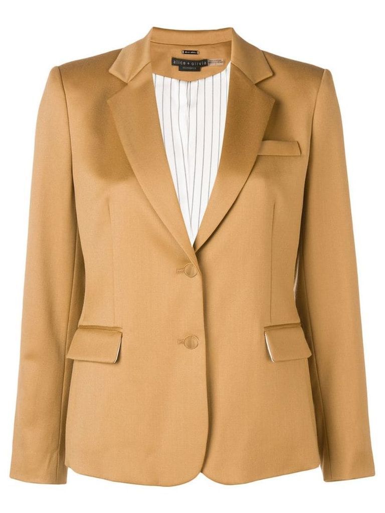 Alice+Olivia tailored blazer jacket - Brown