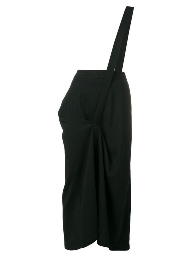 Chalayan asymmetric front skirt - Black