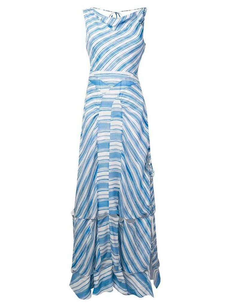 Altuzarra Gaeta striped dress - Blue