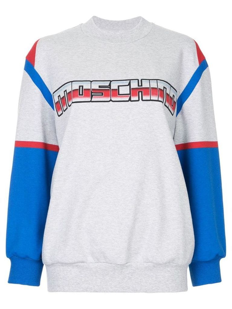 Moschino Transformers logo sweatshirt - Grey