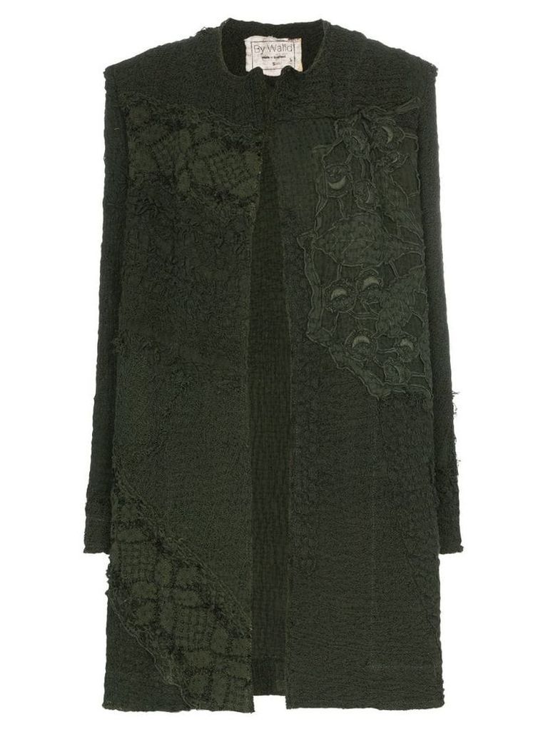 By Walid Miro embroidered coat - Green
