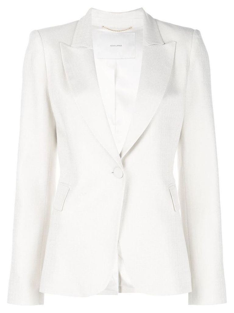Adam Lippes stretch tailored blazer - White
