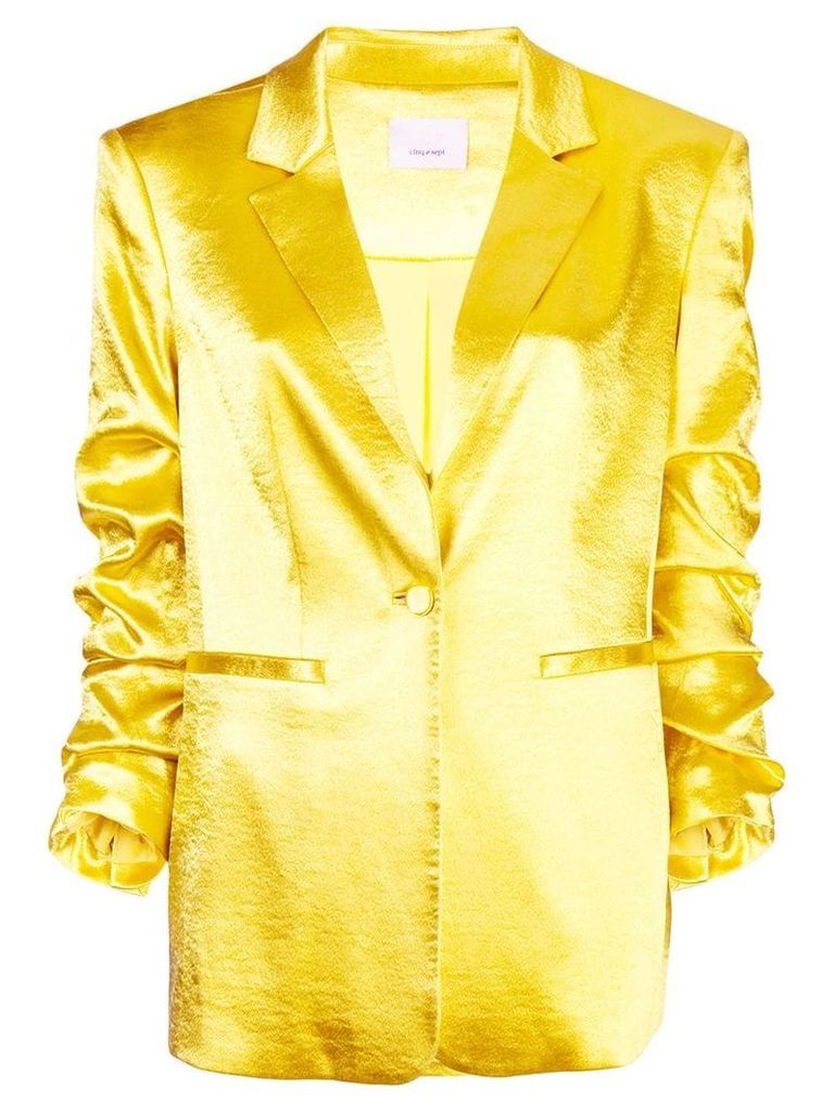Cinq A Sept Kylie single-breasted blazer - Yellow