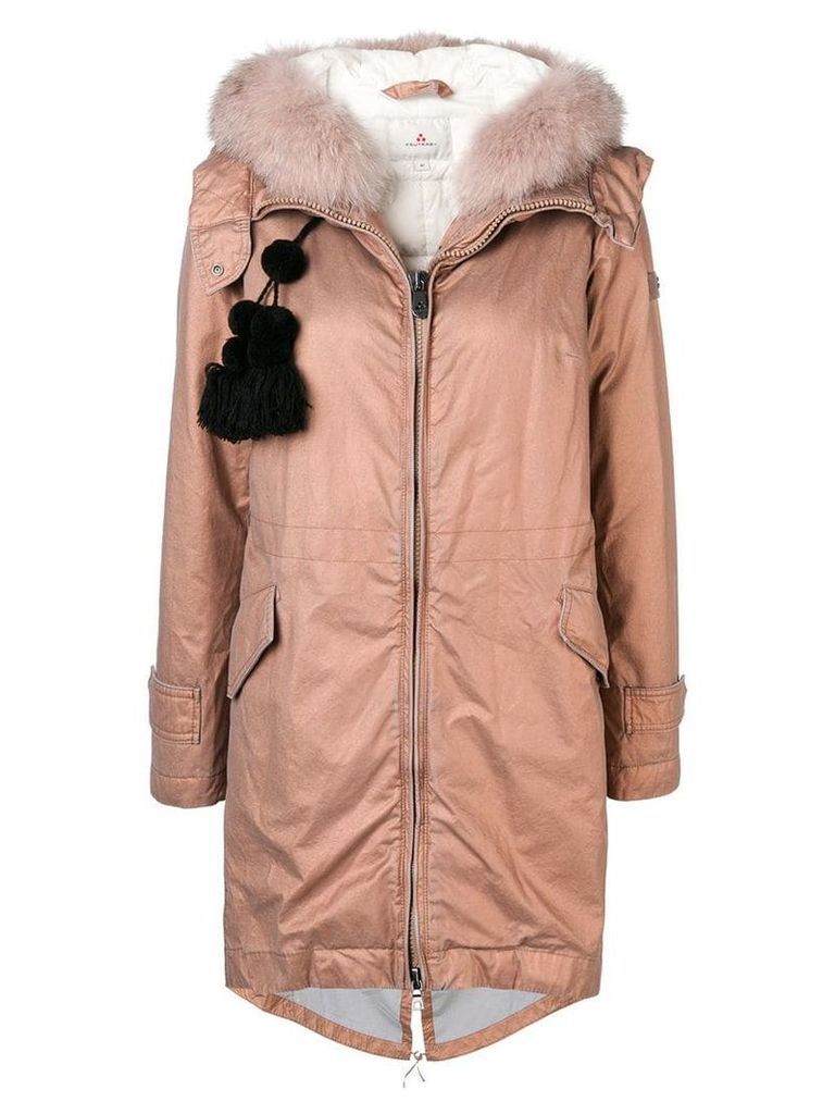Peuterey hooded padded parka - Pink