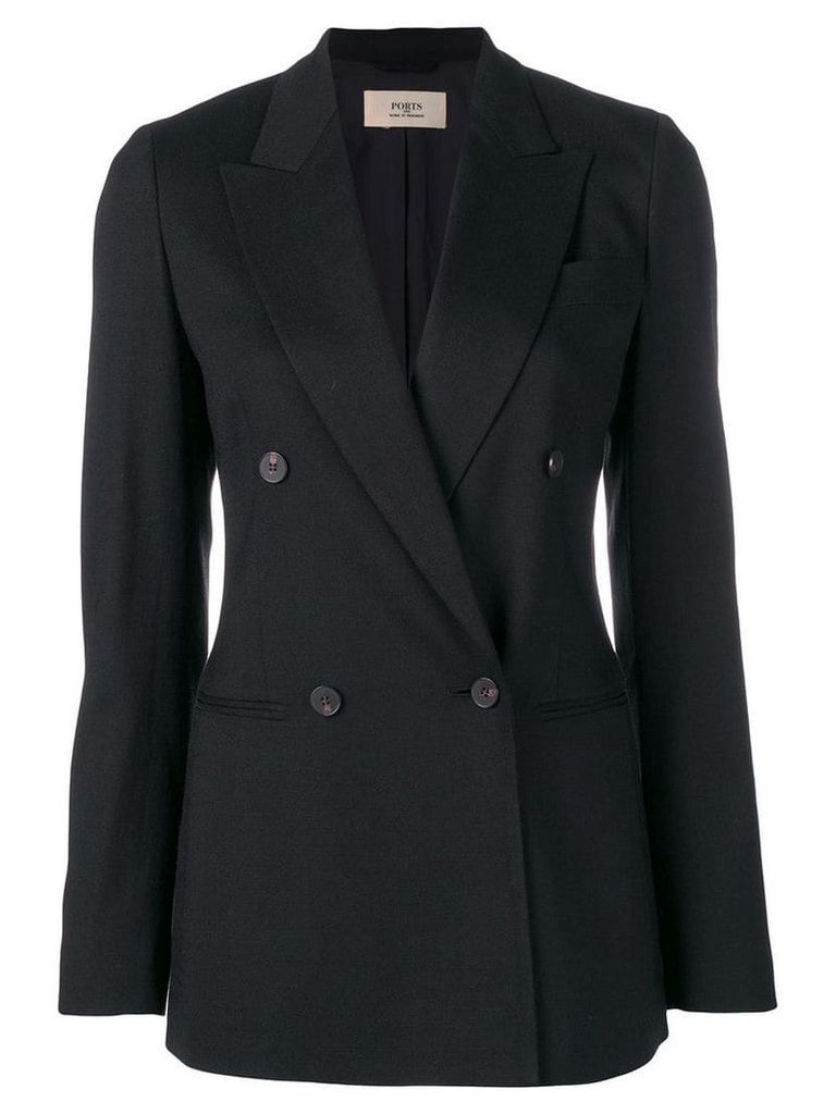 Ports 1961 double-breasted blazer - Black