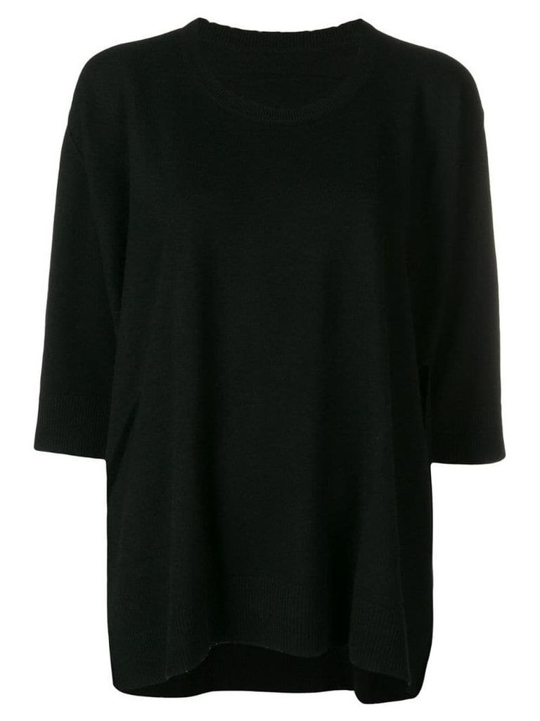 Zadig & Voltaire cropped sleeves jumper - Black