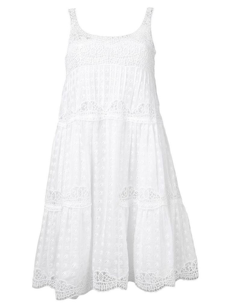 Ermanno Scervino crochet dress - White