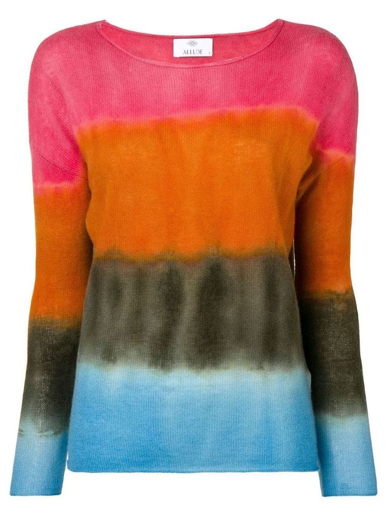 Allude colour block top - Pink