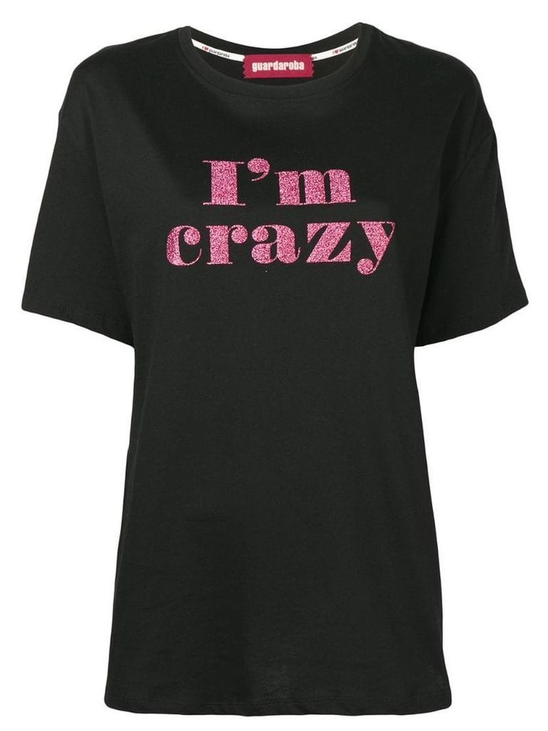 Guardaroba I'm Crazy T-shirt - Black