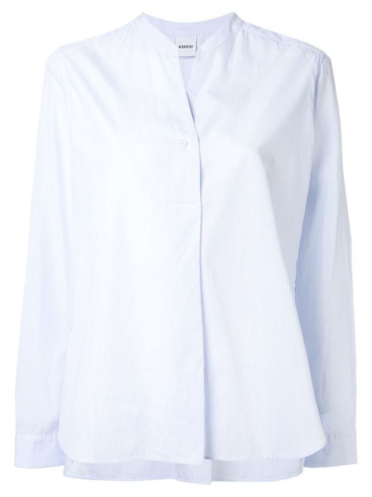 Aspesi v-neck shirt - Blue