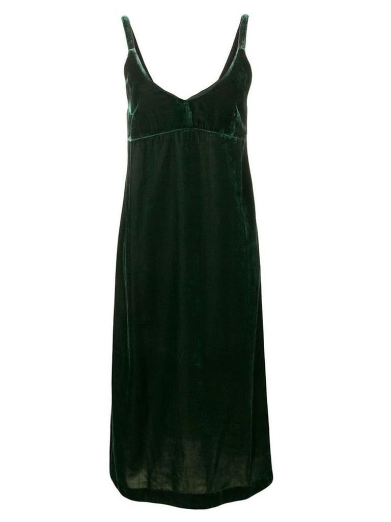 Bellerose velvet slip dress - Green