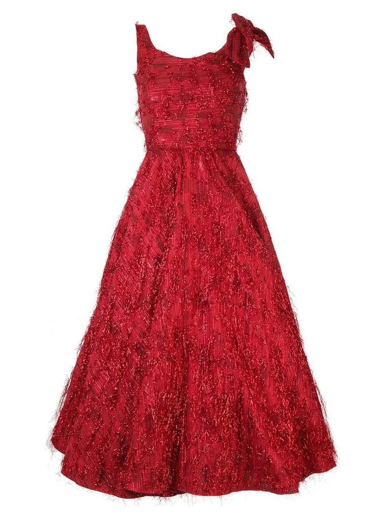 Bambah Violeta Midi gown - Red