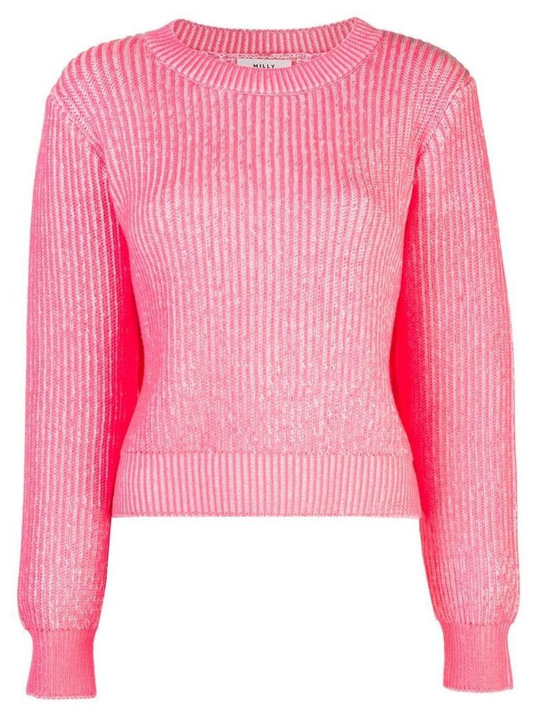 Milly ribbed knit jumper - Pink