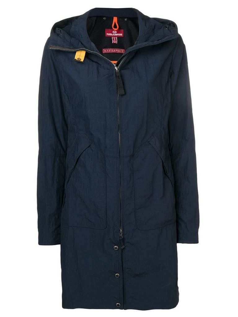 Parajumpers hooded shell raincoat - Blue