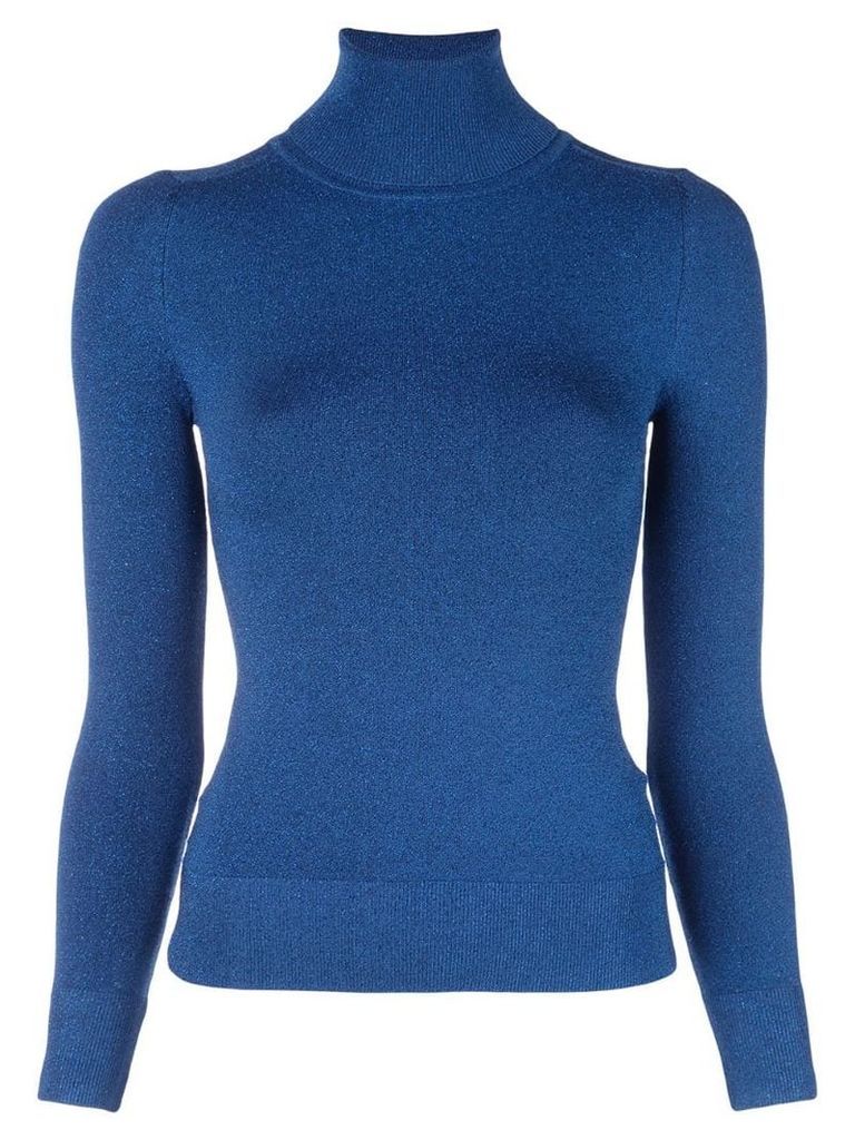 JoosTricot lurex turtleneck sweater - Blue