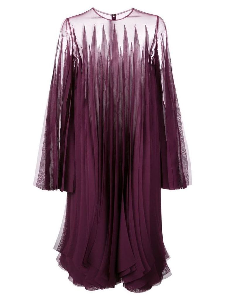 Rubin Singer laser cut shift dress - Purple