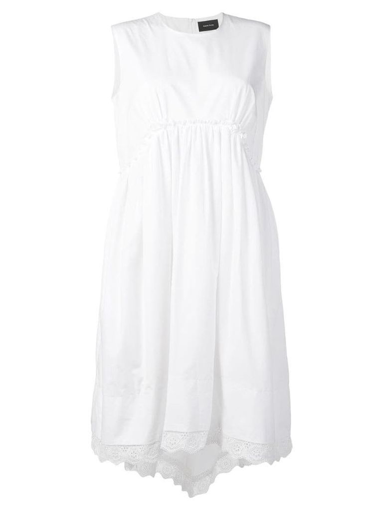 Simone Rocha poplin midi dress - White
