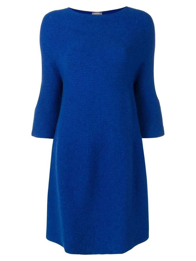 N.Peal bell sleeve tunic dress - Blue