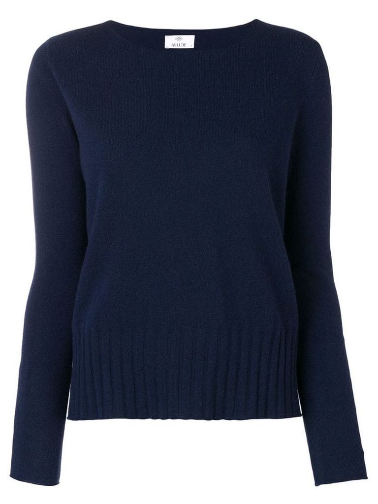 Allude lightweight knitted sweater - Blue