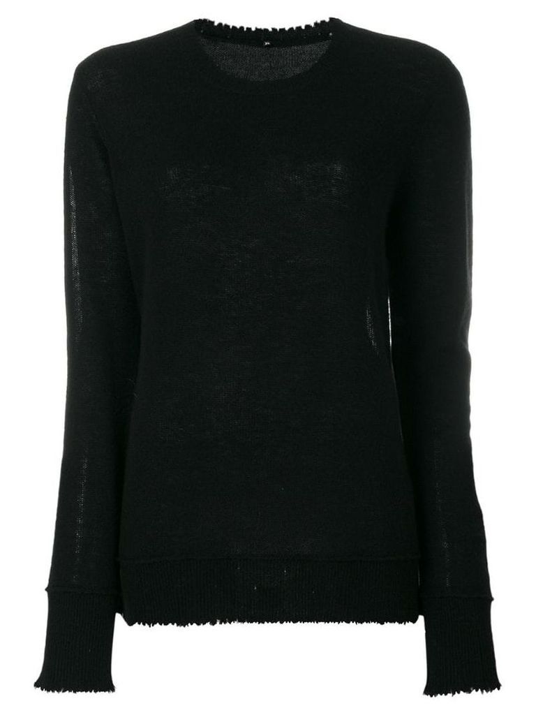 R13 cashmere jumper - Black