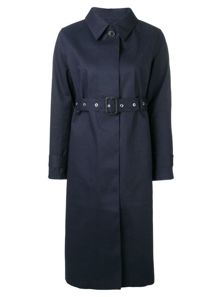 Mackintosh belted trench coat - Blue