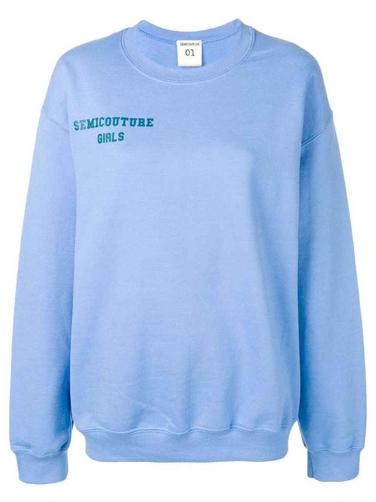 Semicouture 'Silvia' sweatshirt - Blue