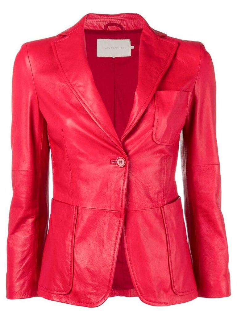 L'Autre Chose fitted blazer - Red