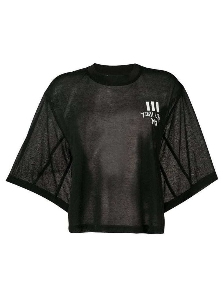 Y-3 I Love T-shirt - Black