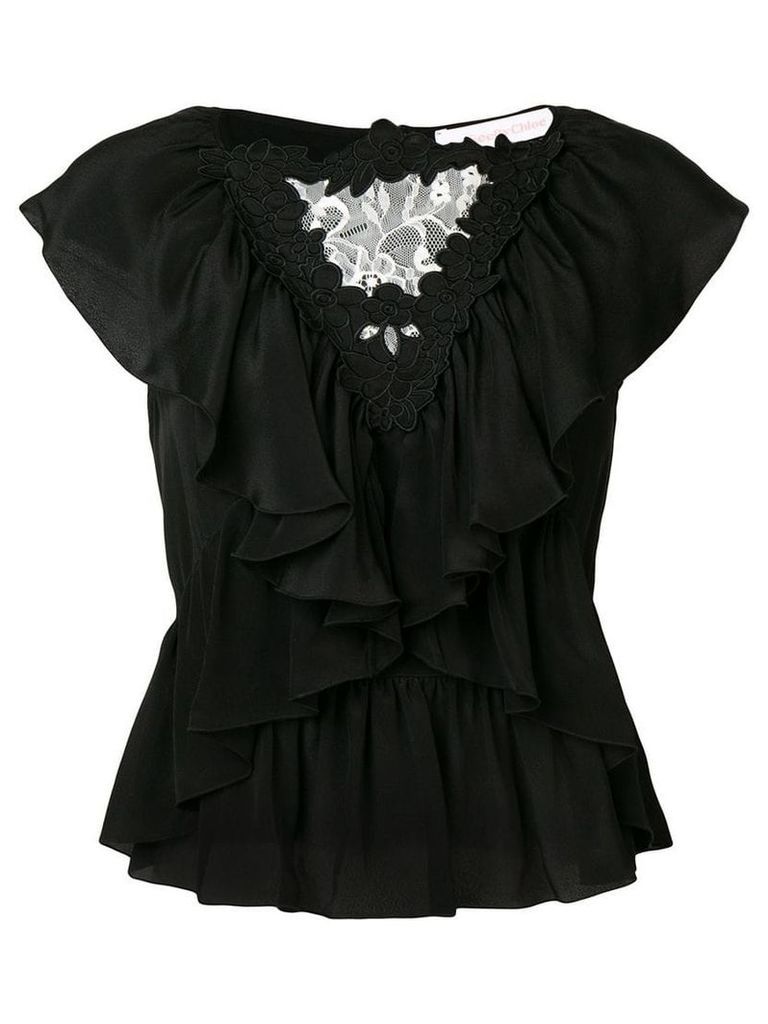 See By Chloé ruffled blouse - Black