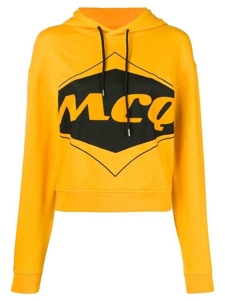 McQ Alexander McQueen logo hoodie - Yellow