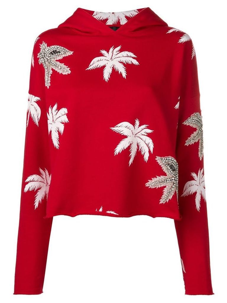 Philipp Plein Aloha hooded sweatshirt - Red