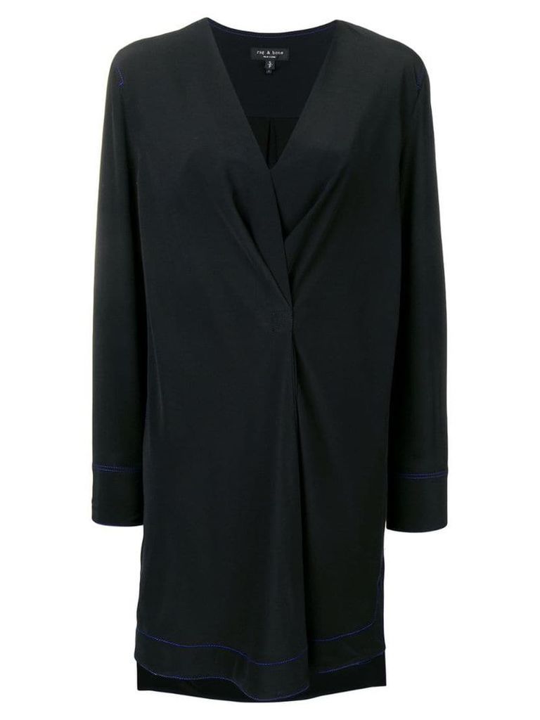 Rag & Bone drape shirt dress - Black