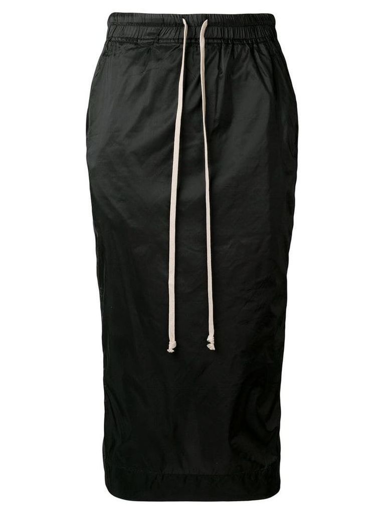Rick Owens DRKSHDW nylon pencil skirt - Black