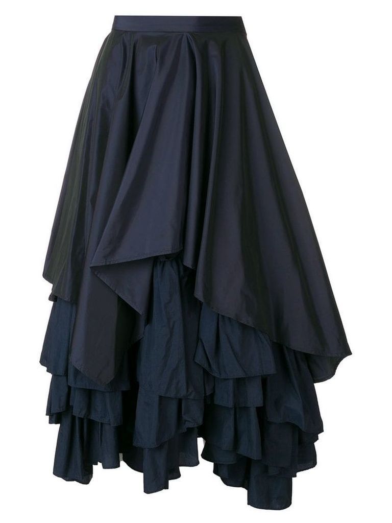 Enföld layered ruffle skirt - Blue