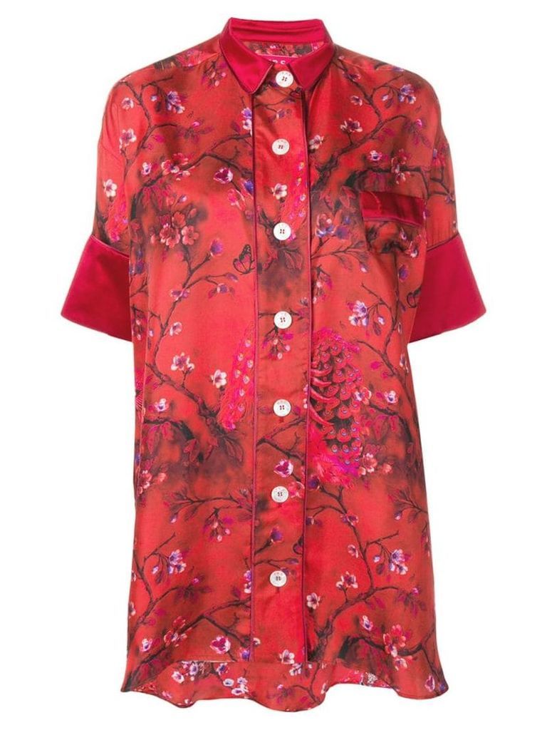 F.R.S For Restless Sleepers midi shirt dress - Red