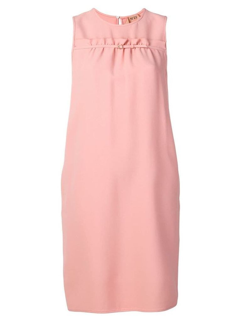 Nº21 sleeveless ruffle trim dress - Pink