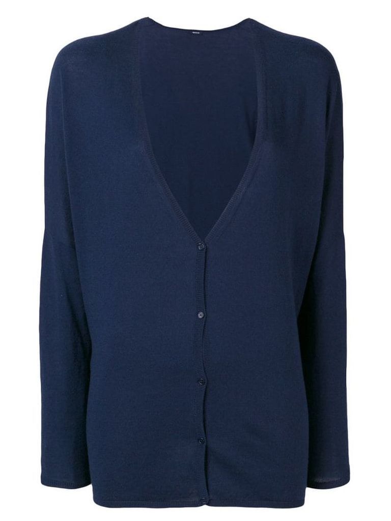 Apuntob V-neck cardigan - Blue