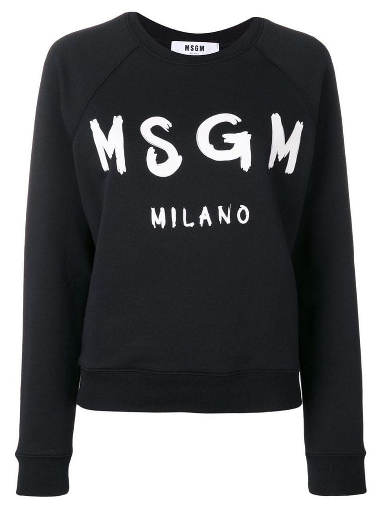 MSGM logo sweatshirt - Black