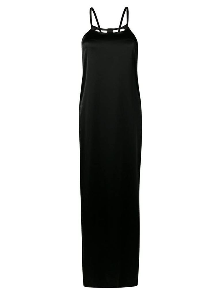 Gianluca Capannolo evening long sleeveless dress - Black