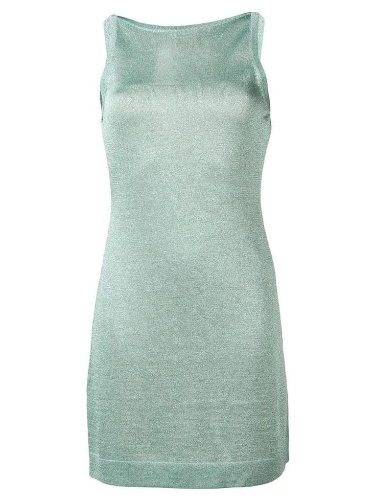 Missoni shimmer knit fitted dress - Blue