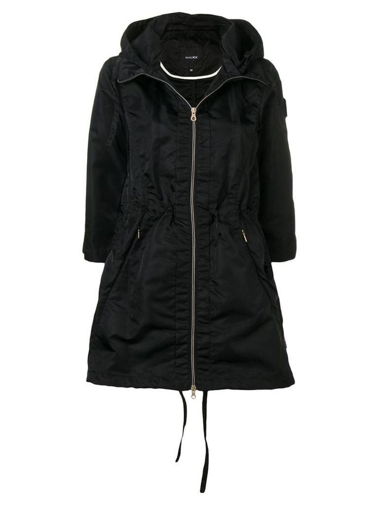 Duvetica hooded water-resistant coat - Black