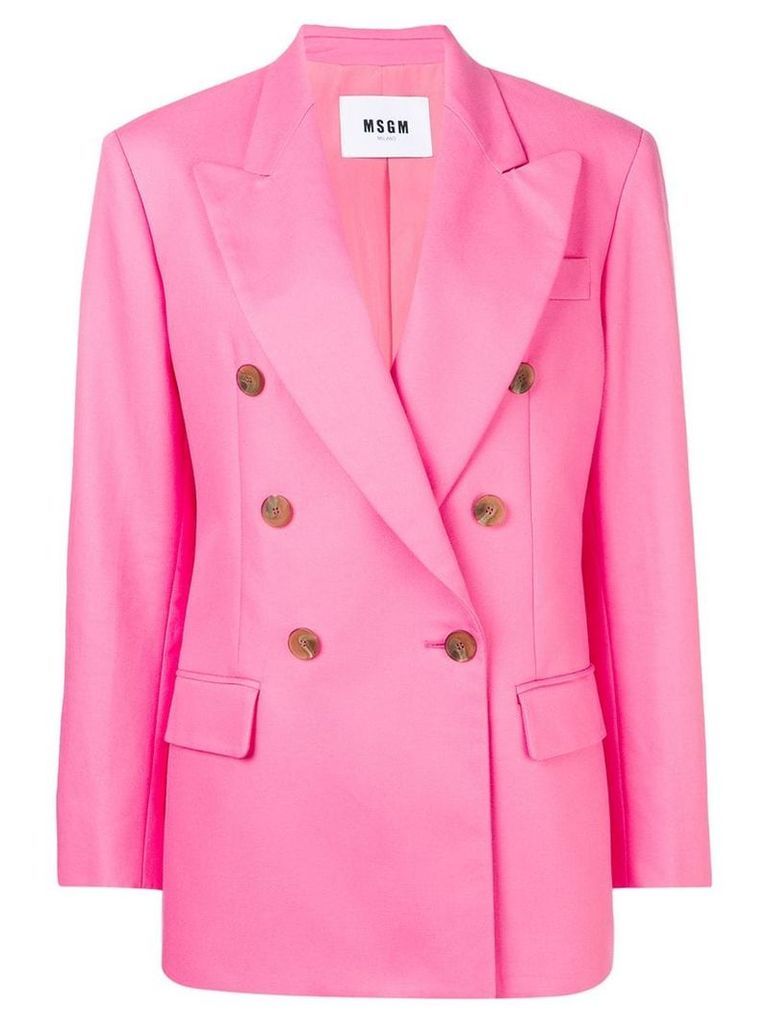 MSGM pink formal blazer